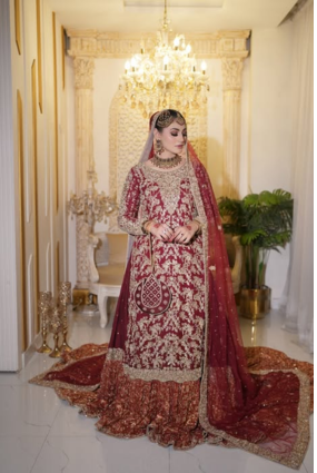 Shaharbano Royal Crimson Bridal (Copy)